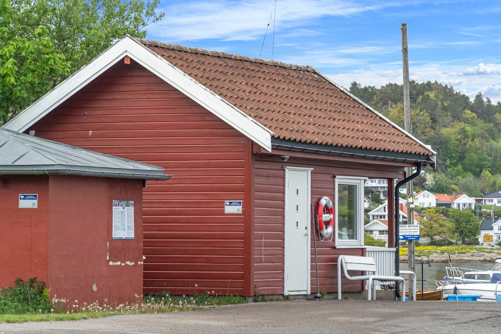 Områdebilde fra området ved Kråkere båtforening Galleribilde