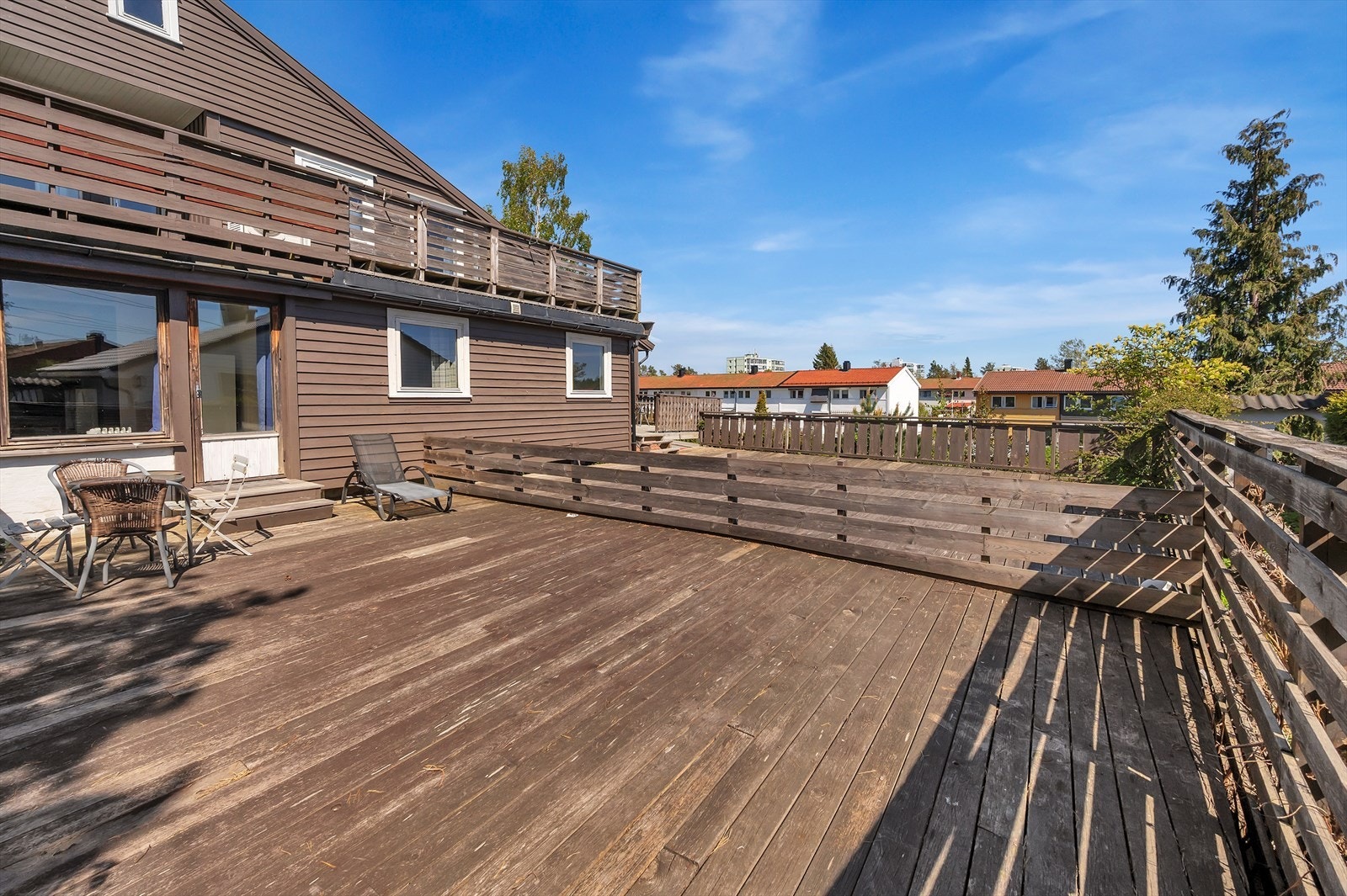 Hyblene har hver sin terrasse Galleribilde