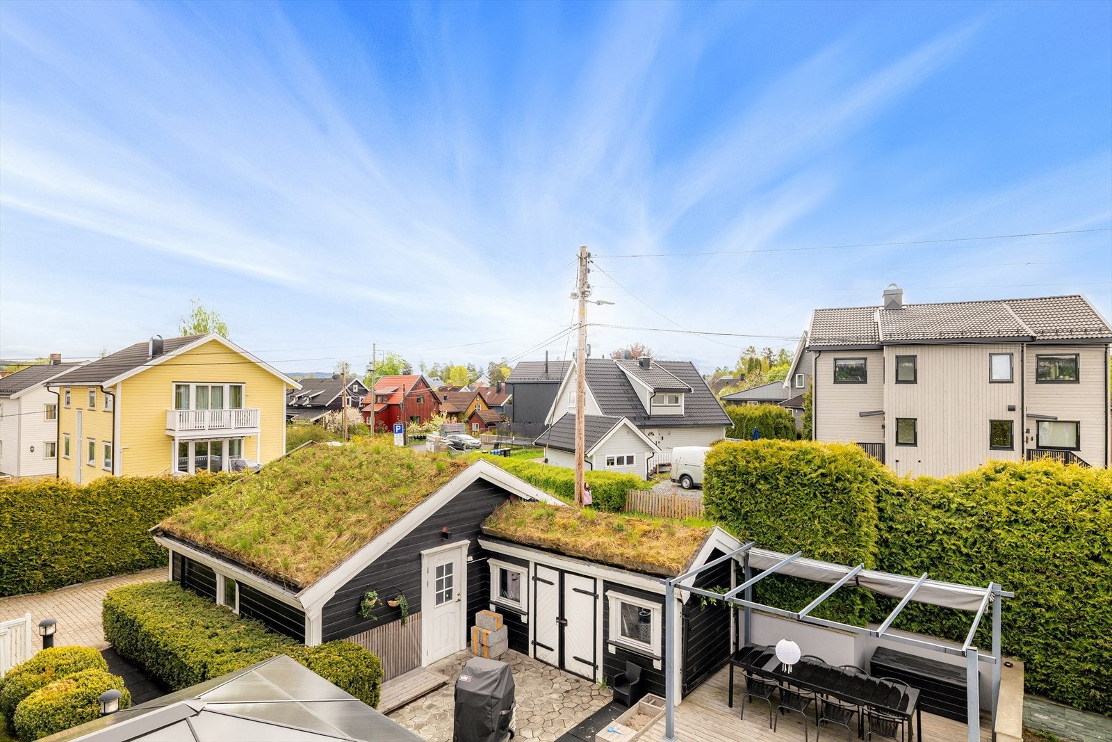 Her har du et åpent og fredelig utsyn mot hyggelige omgivelser. Galleribilde