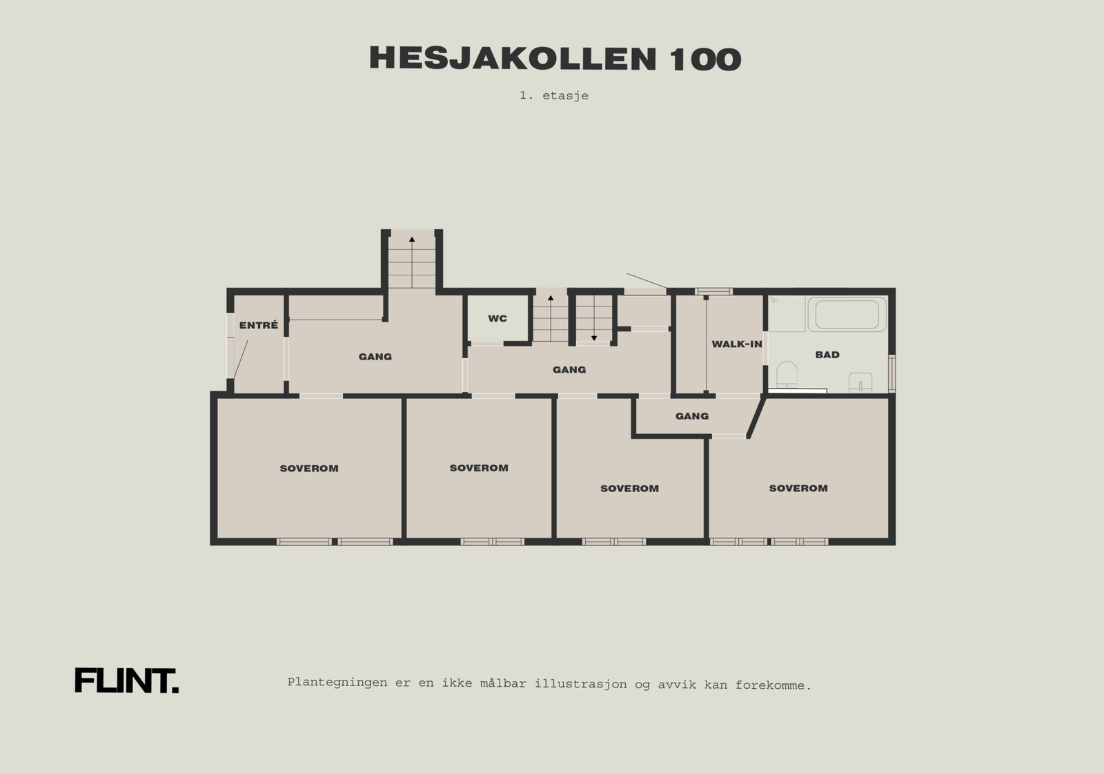 Plantegning 1.etasje Galleribilde
