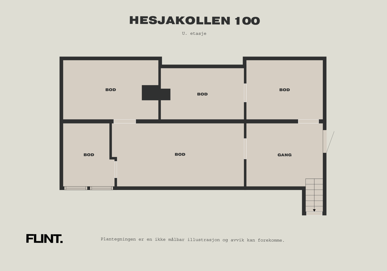 Plantegning U.etasje Galleribilde