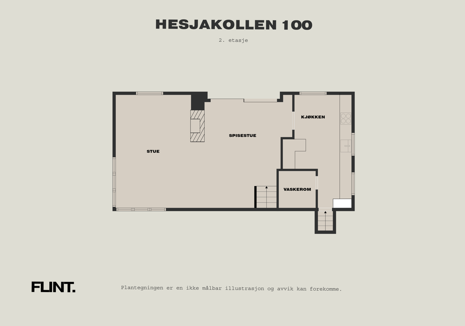 Plantegning 2.etasje Galleribilde