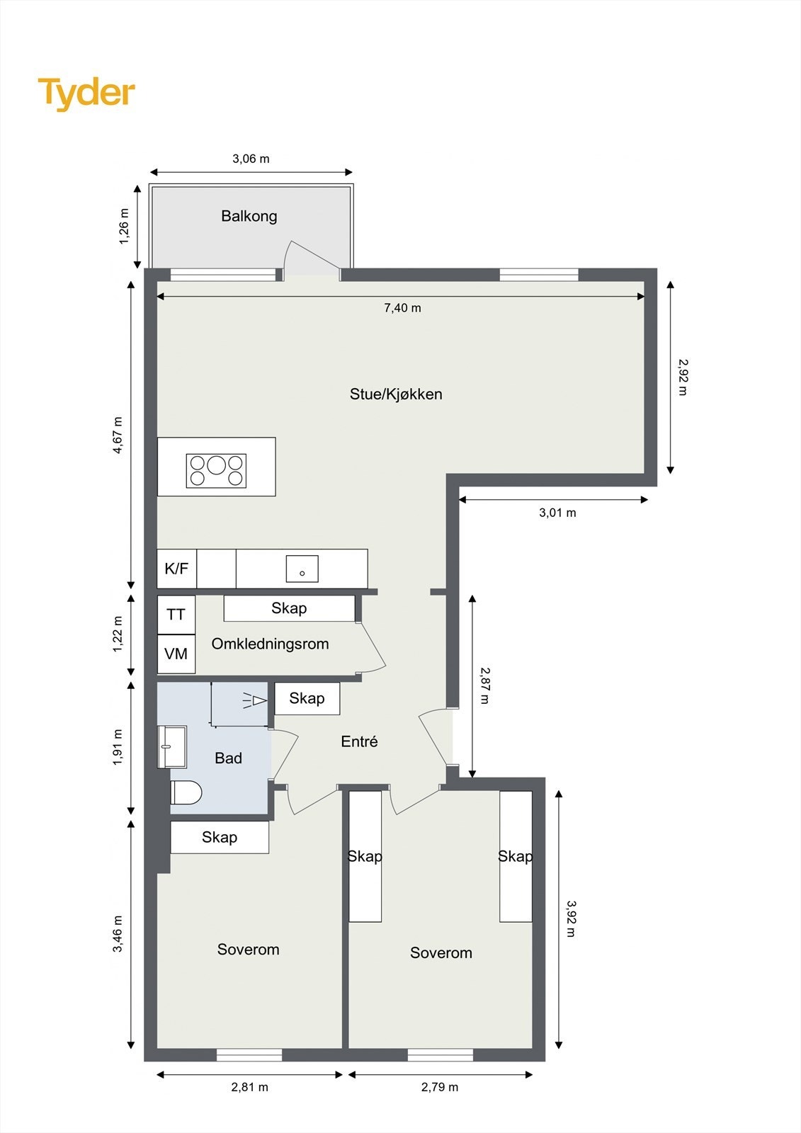 Plantegning. Galleribilde