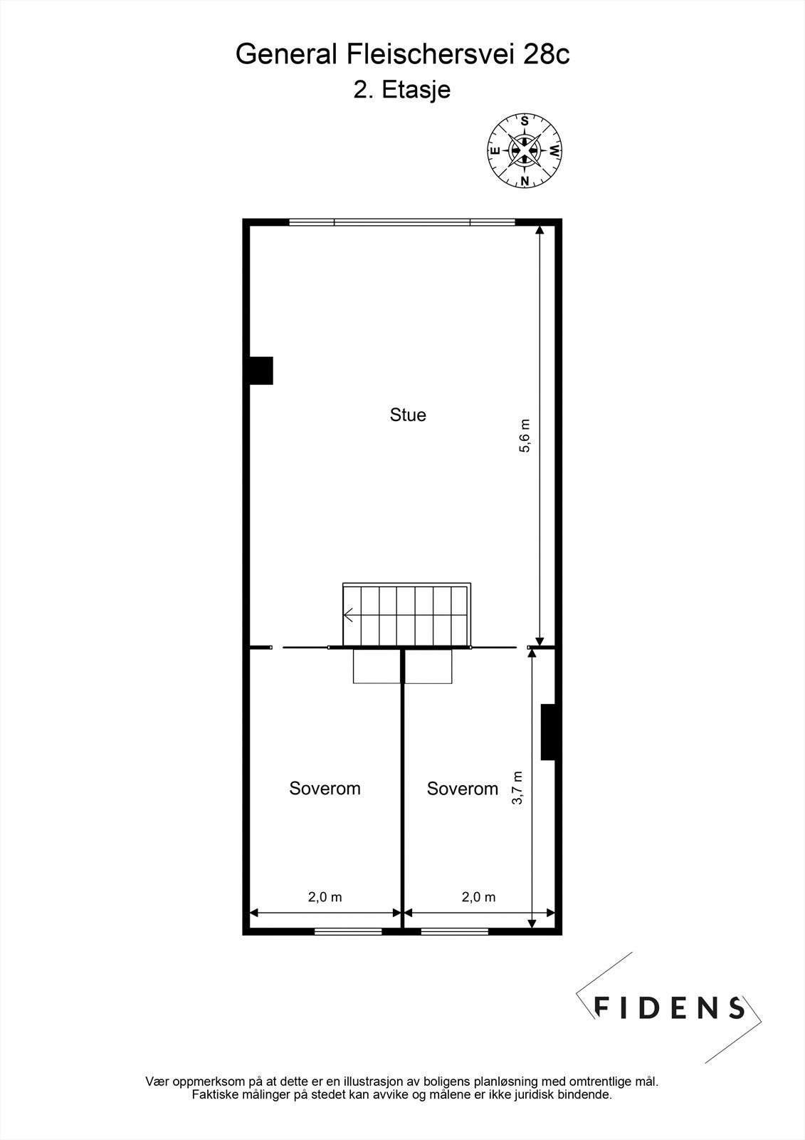 Plantegning 2. etasje Galleribilde