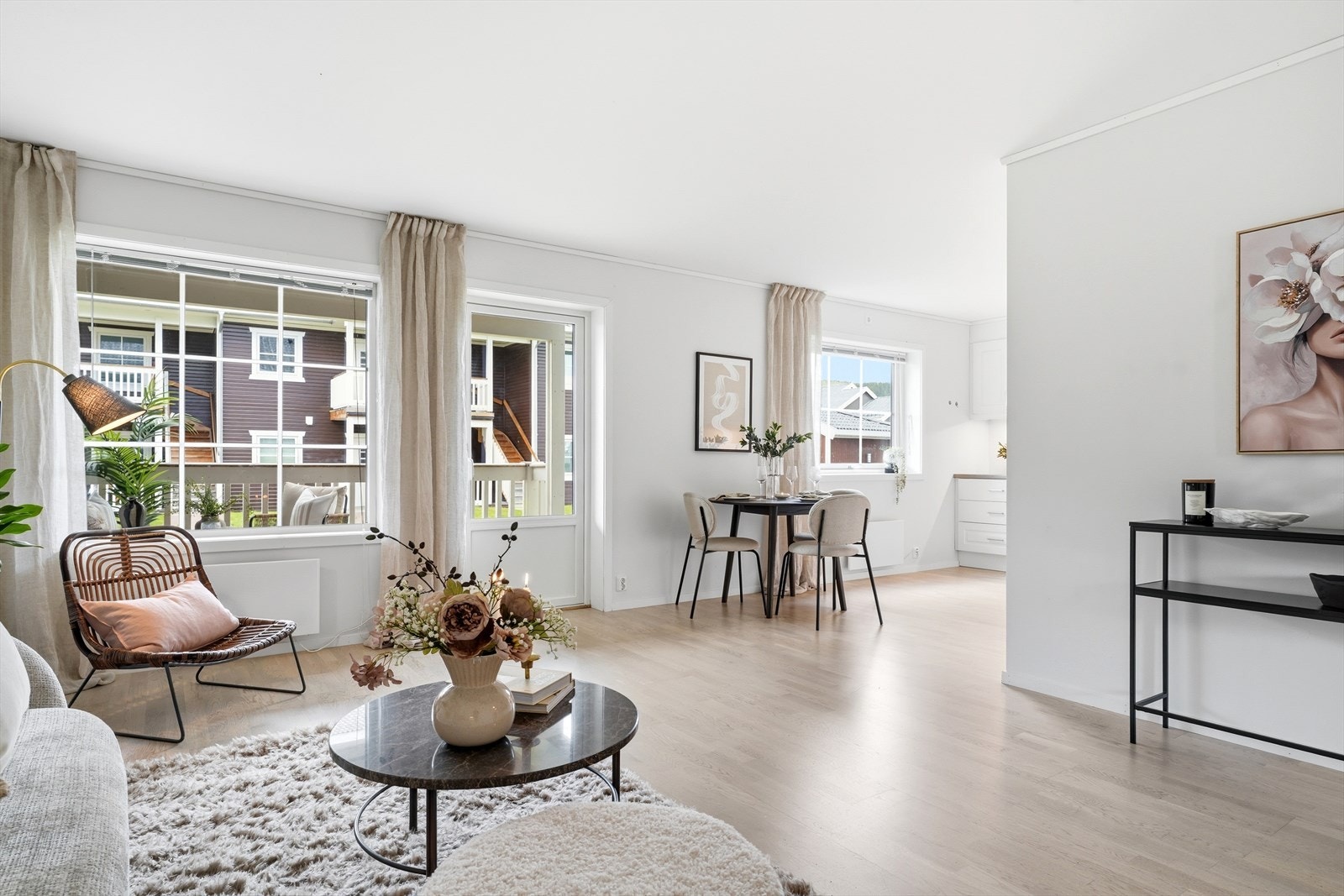 Velkommen til denne leiligheten på bakkeplan! Foto: Arild Brun Kjeldaas Galleribilde