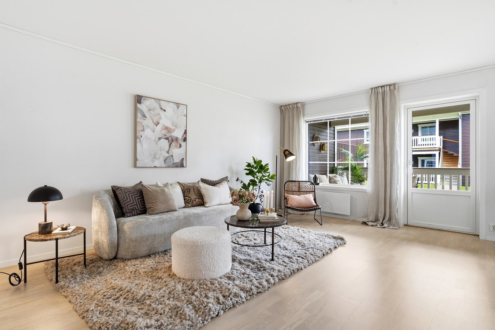 Velkommen til denne leiligheten på bakkeplan! Foto: Arild Brun Kjeldaas Galleribilde