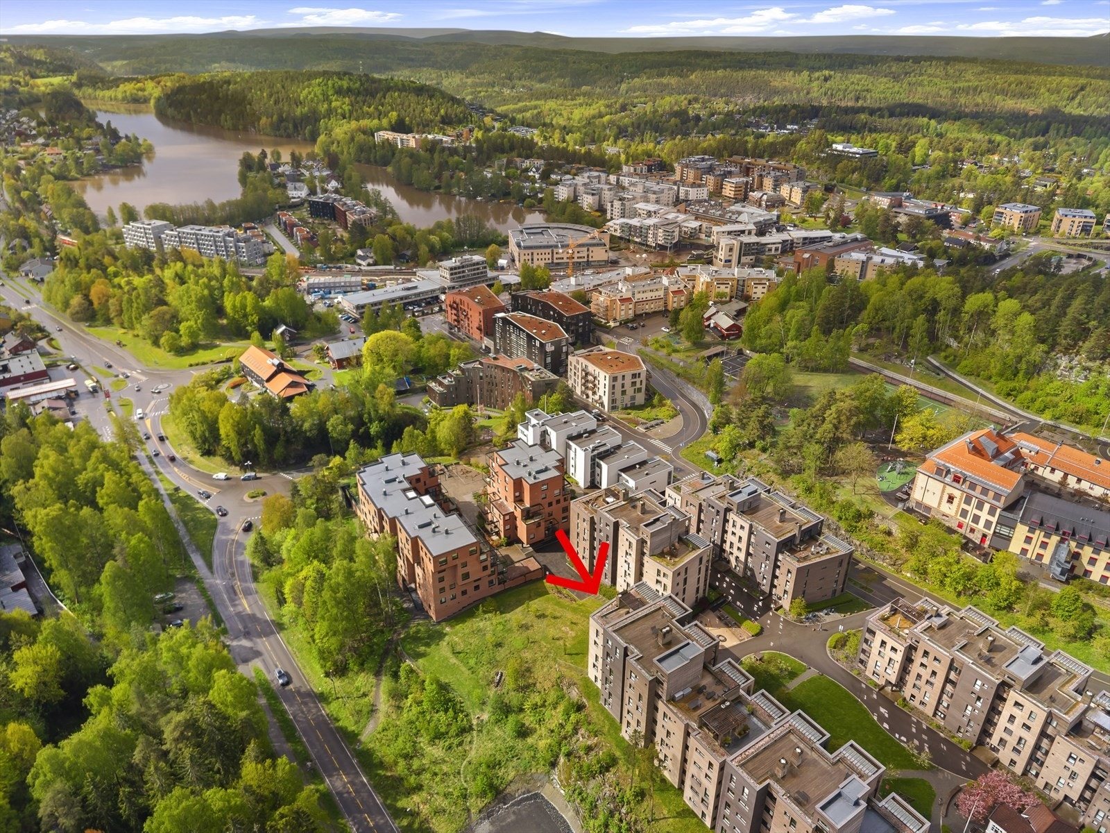 Kolbotn Hage med felles takterrasse og rusleavstand til sentrum Galleribilde
