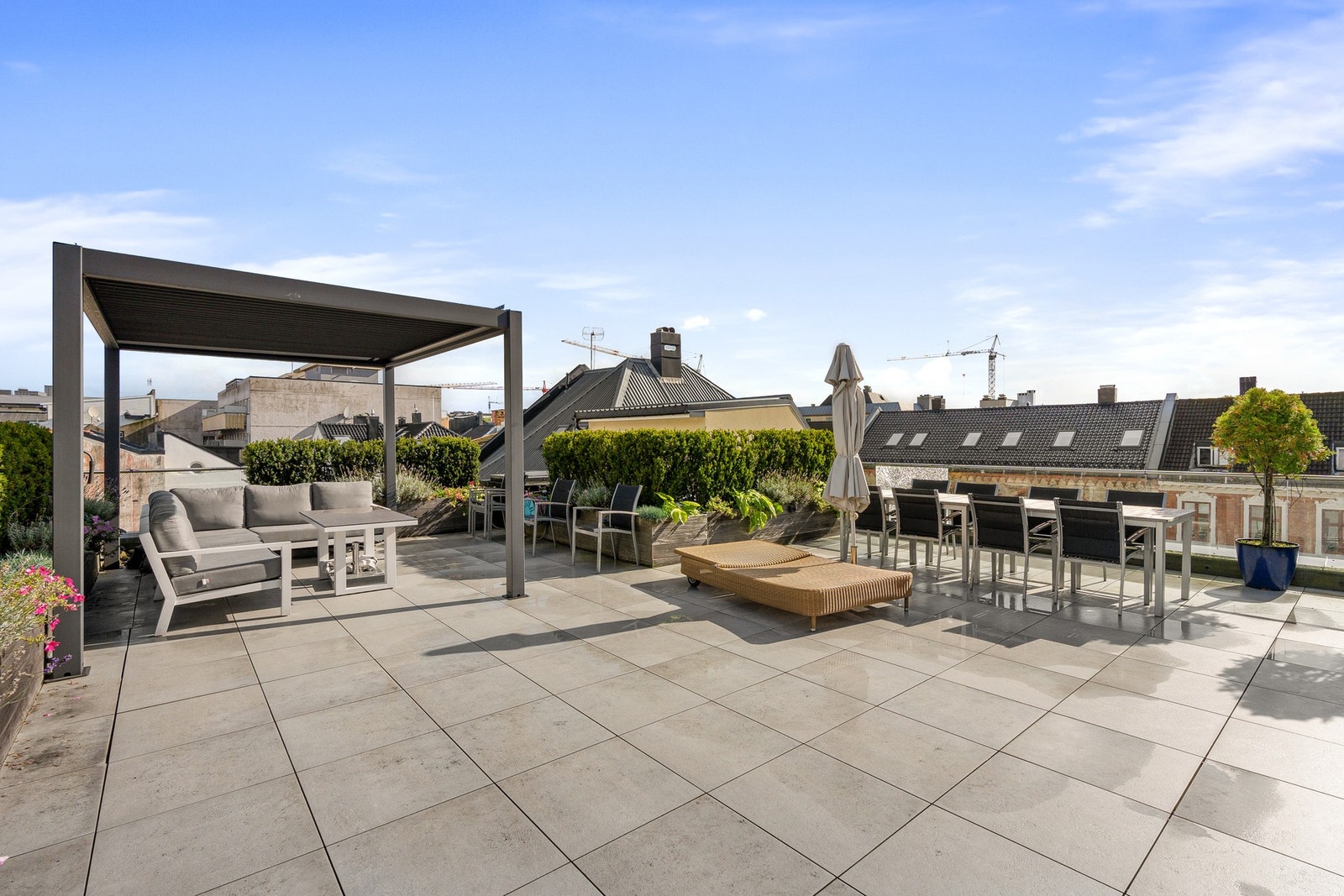 Felles takterrasse i sameiet Galleribilde
