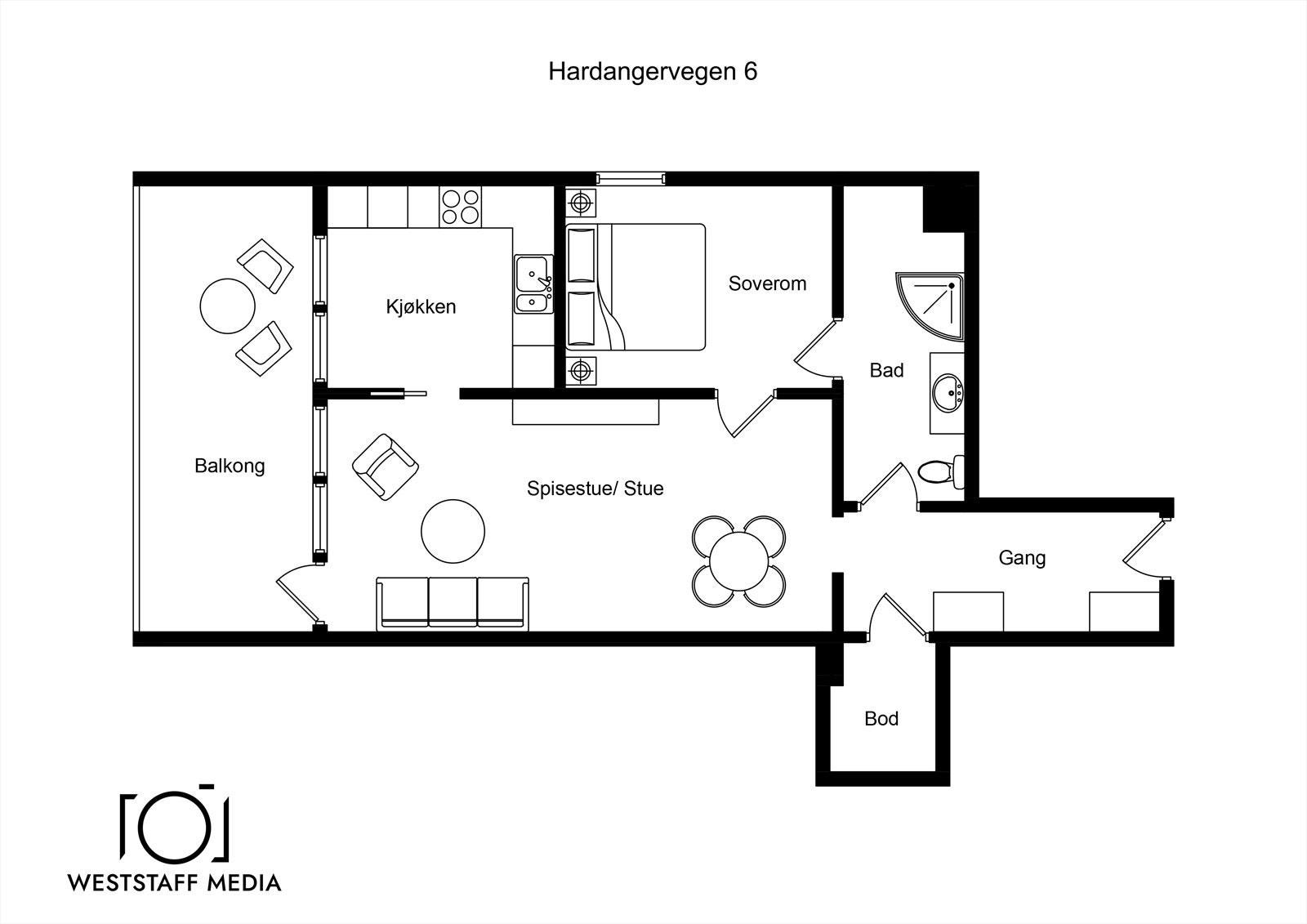 Plantegning Galleribilde