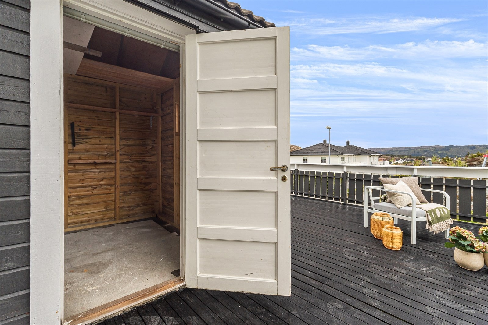 Utvendig bod på 4 m². Galleribilde