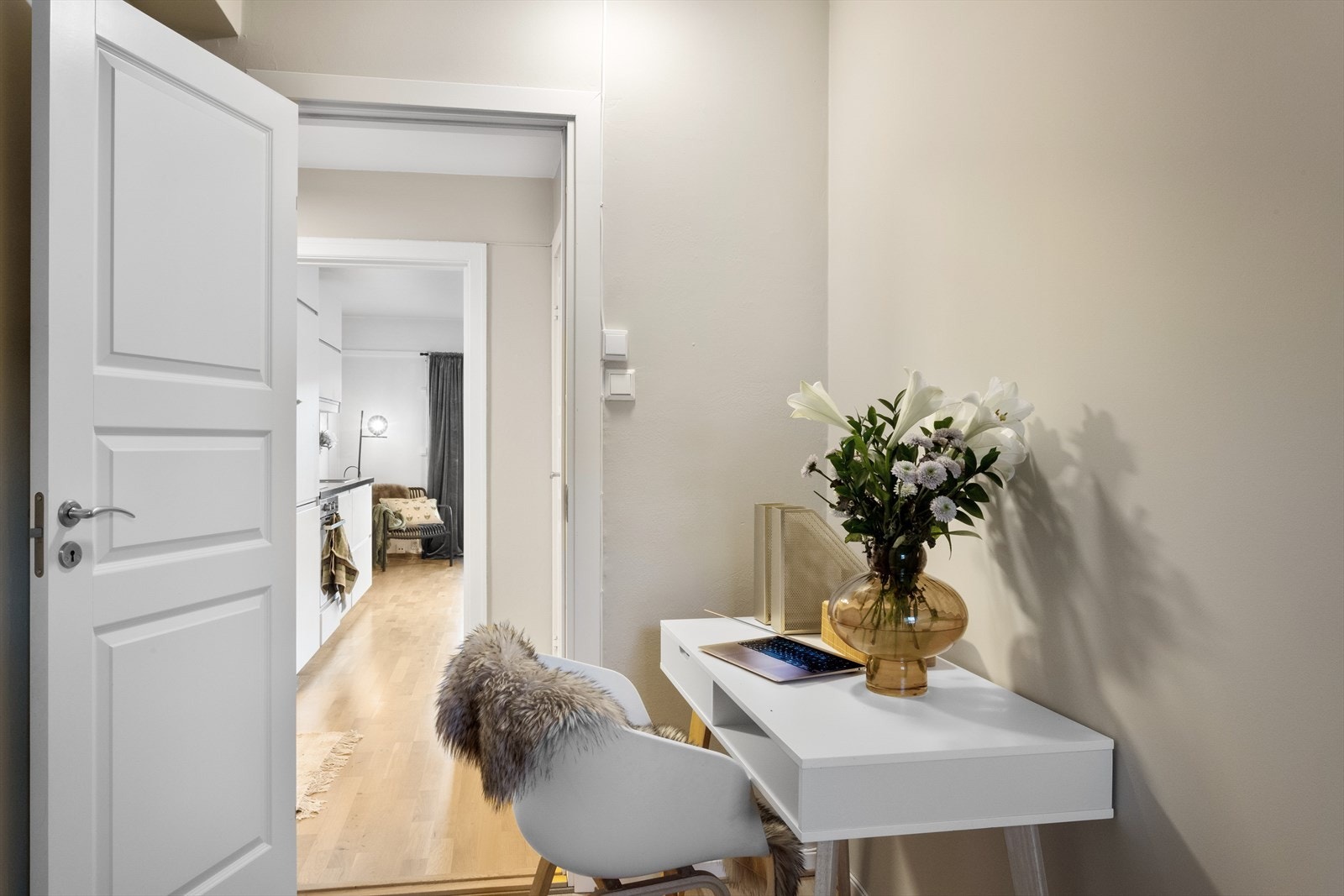 Rommene kan enkelt innredes som barnerom, kontor eller gjesterom etter behov. Galleribilde