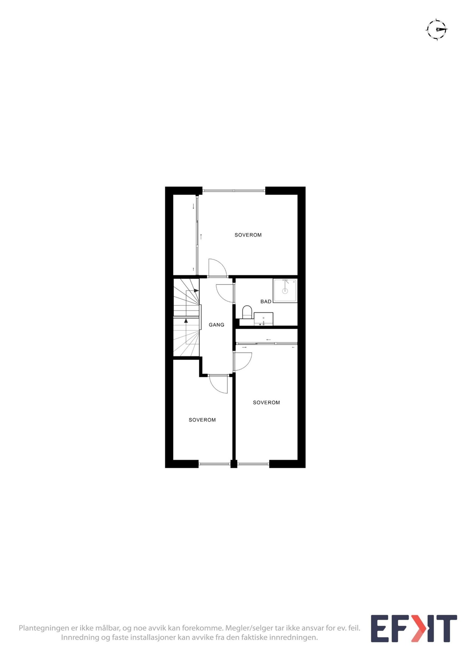 Plantegning 2. etasje Galleribilde