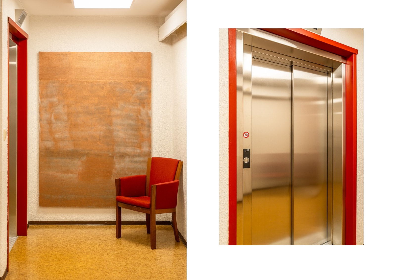 Det er trappefri adkomst og heis i bygget. Galleribilde