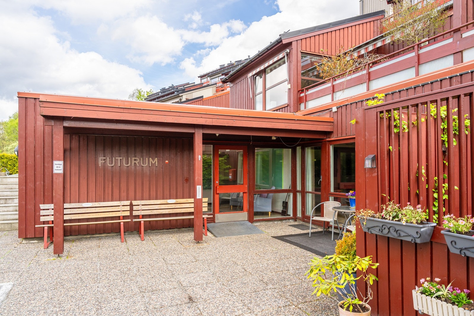 Borettslaget har svært høy trivselsfaktor. Galleribilde