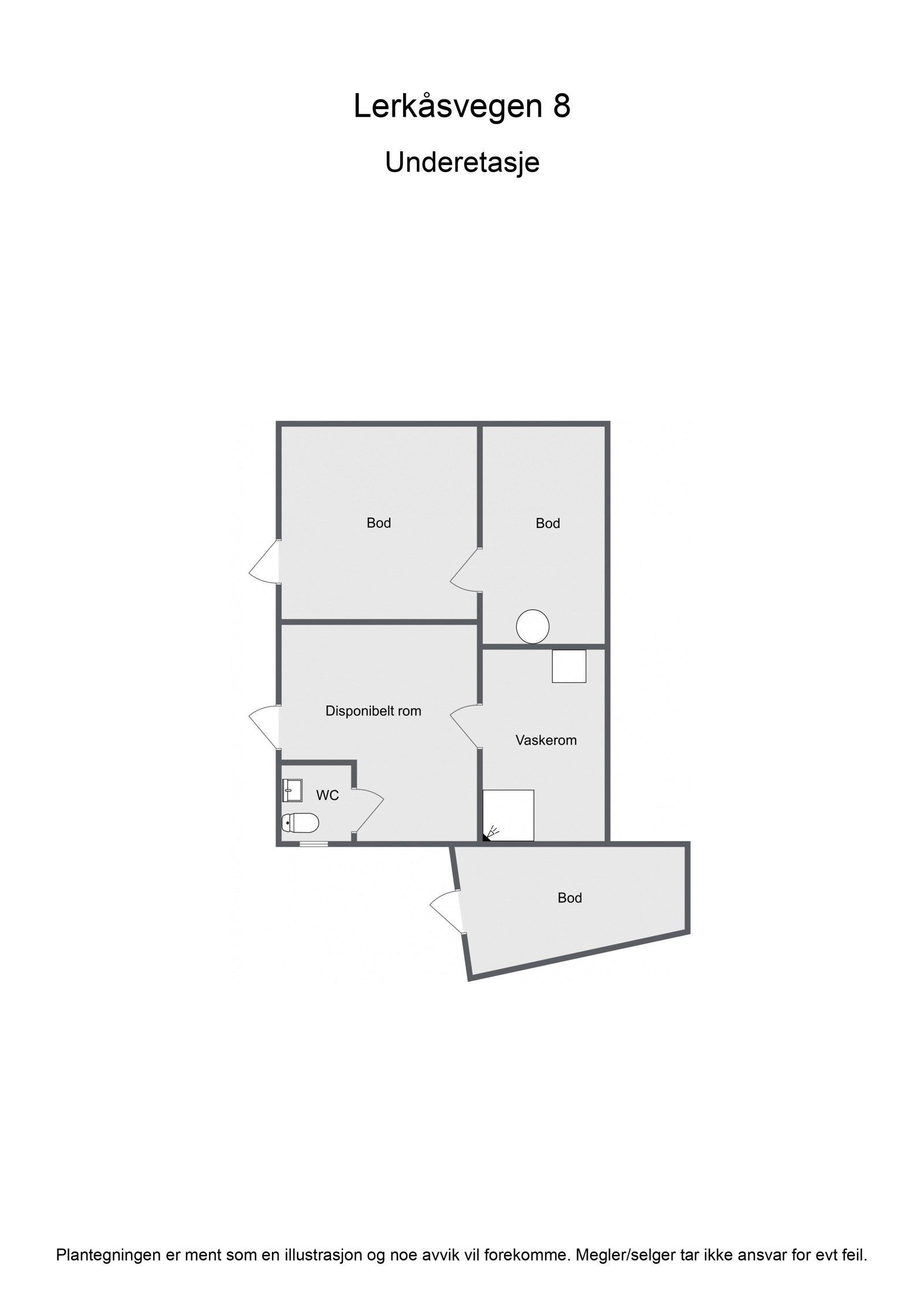 Underetasje (ikke godkjent i Porsgrunn kommune). Galleribilde