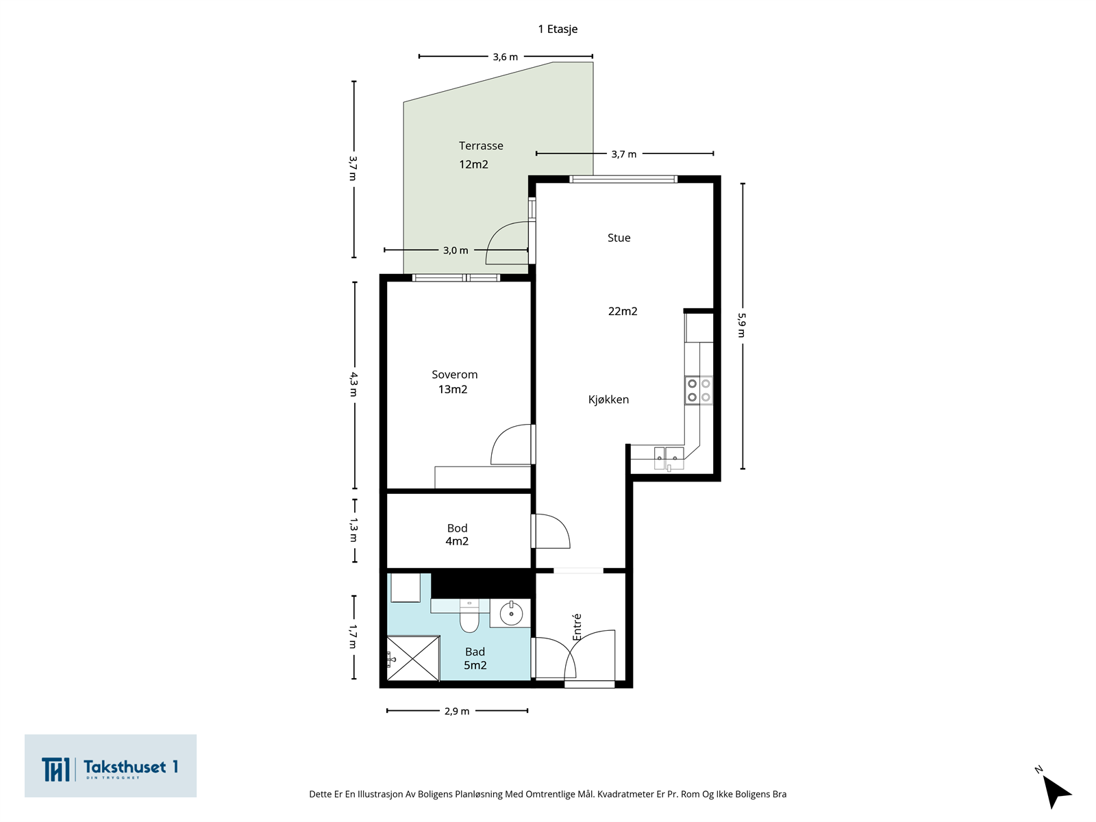 Plantegning Galleribilde
