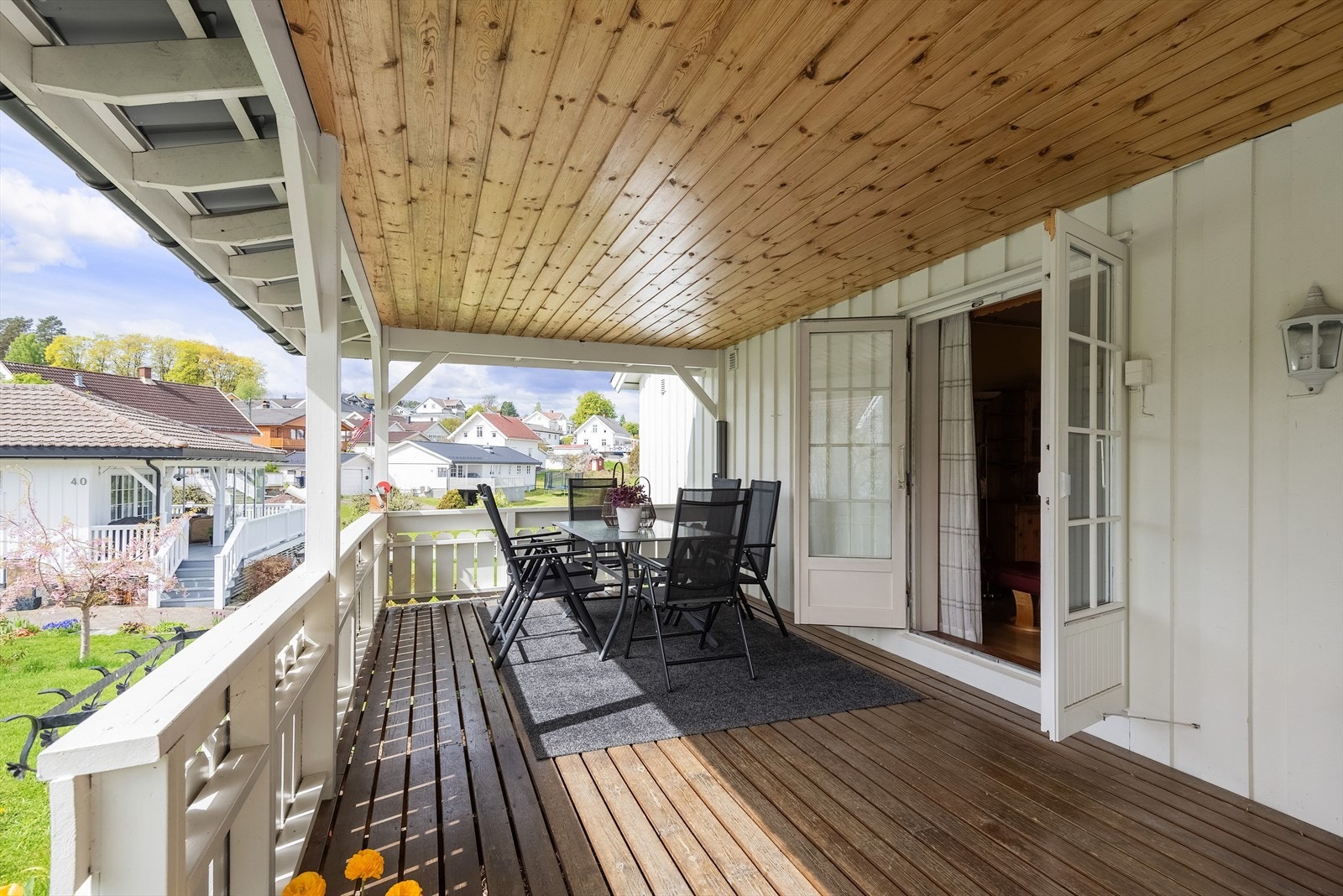 Terrasse med direkte utgang fra stue Galleribilde