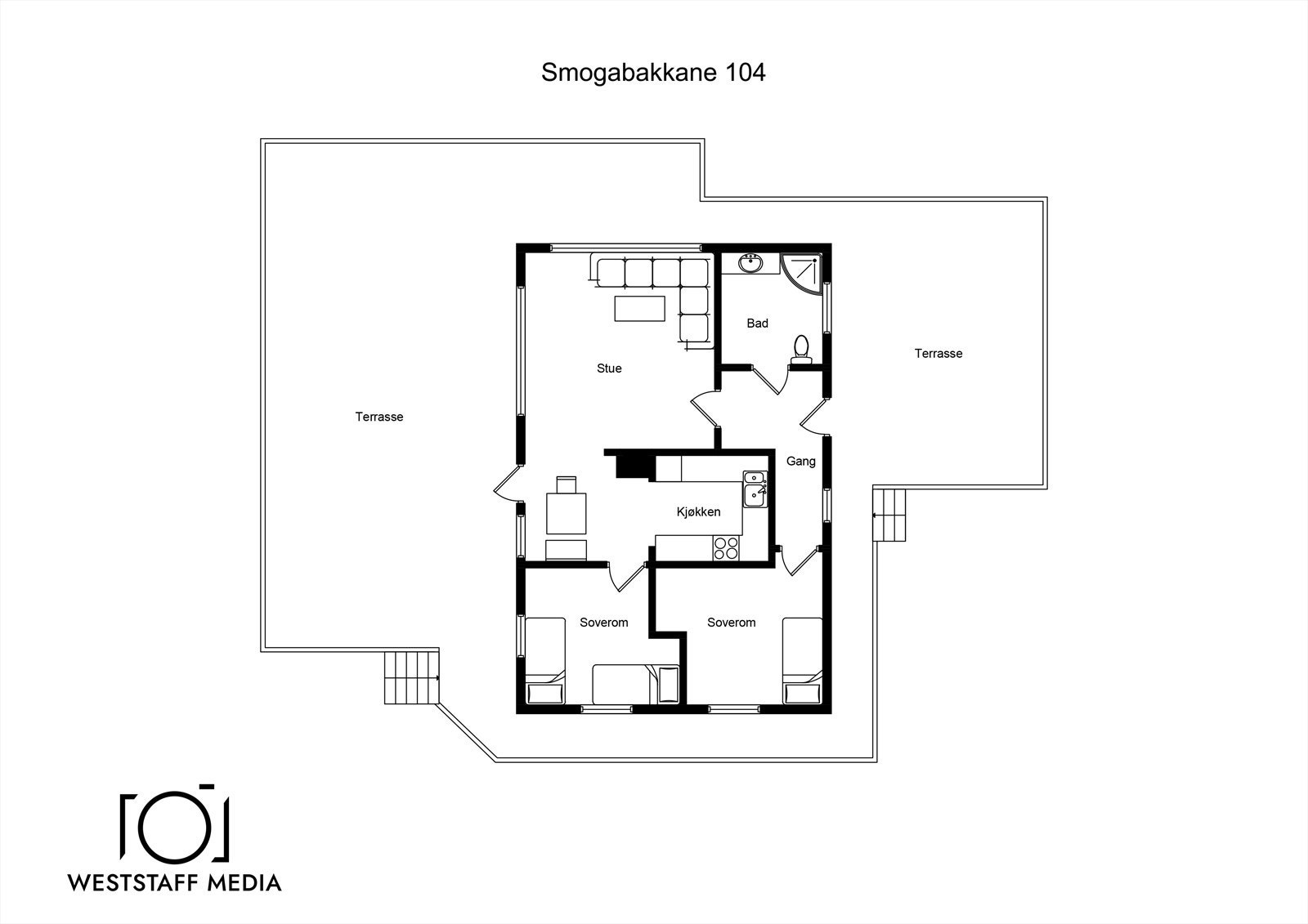 Plantegning Galleribilde