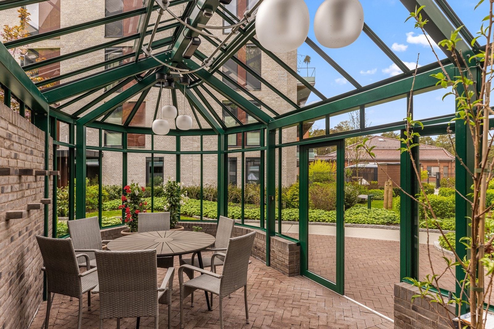 Orangeriet er et hyggelig fellesområde som kan benyttes av alle beboerne. Galleribilde