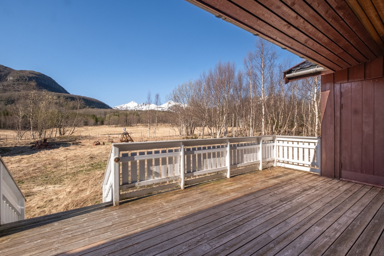 Verandaen gir en fin ramme for uteliv og rekreasjon. Galleribilde