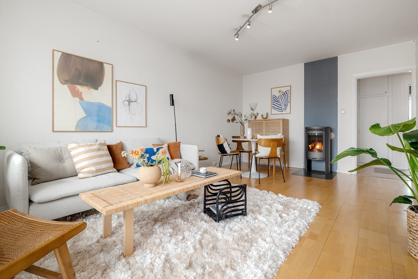 Utformingen gir god plass til innredning i ulike soner. Galleribilde