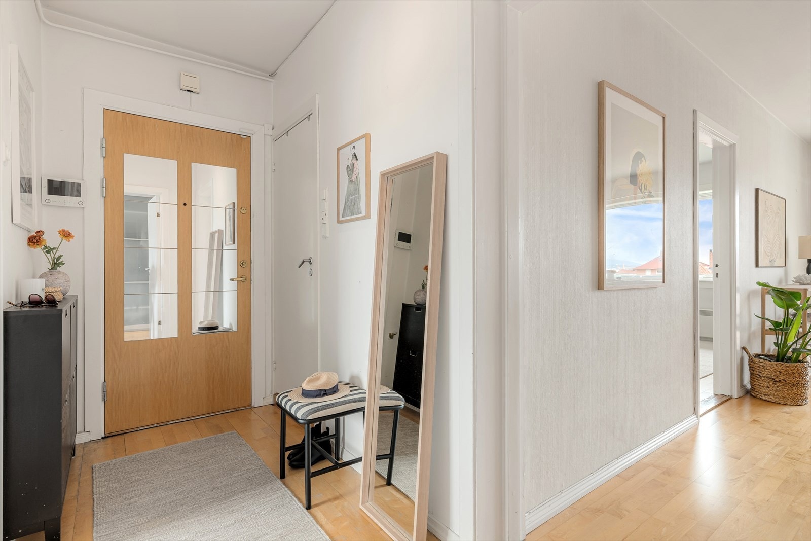 En hyggelig entré tar deg i mot. Galleribilde