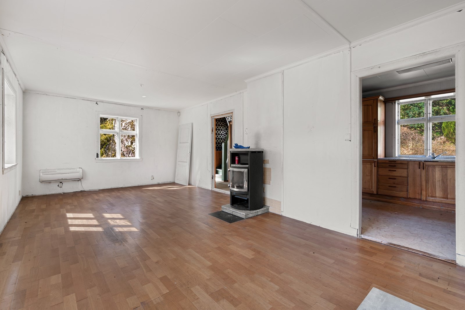 Stuen har et areal på 27,3m2. Galleribilde