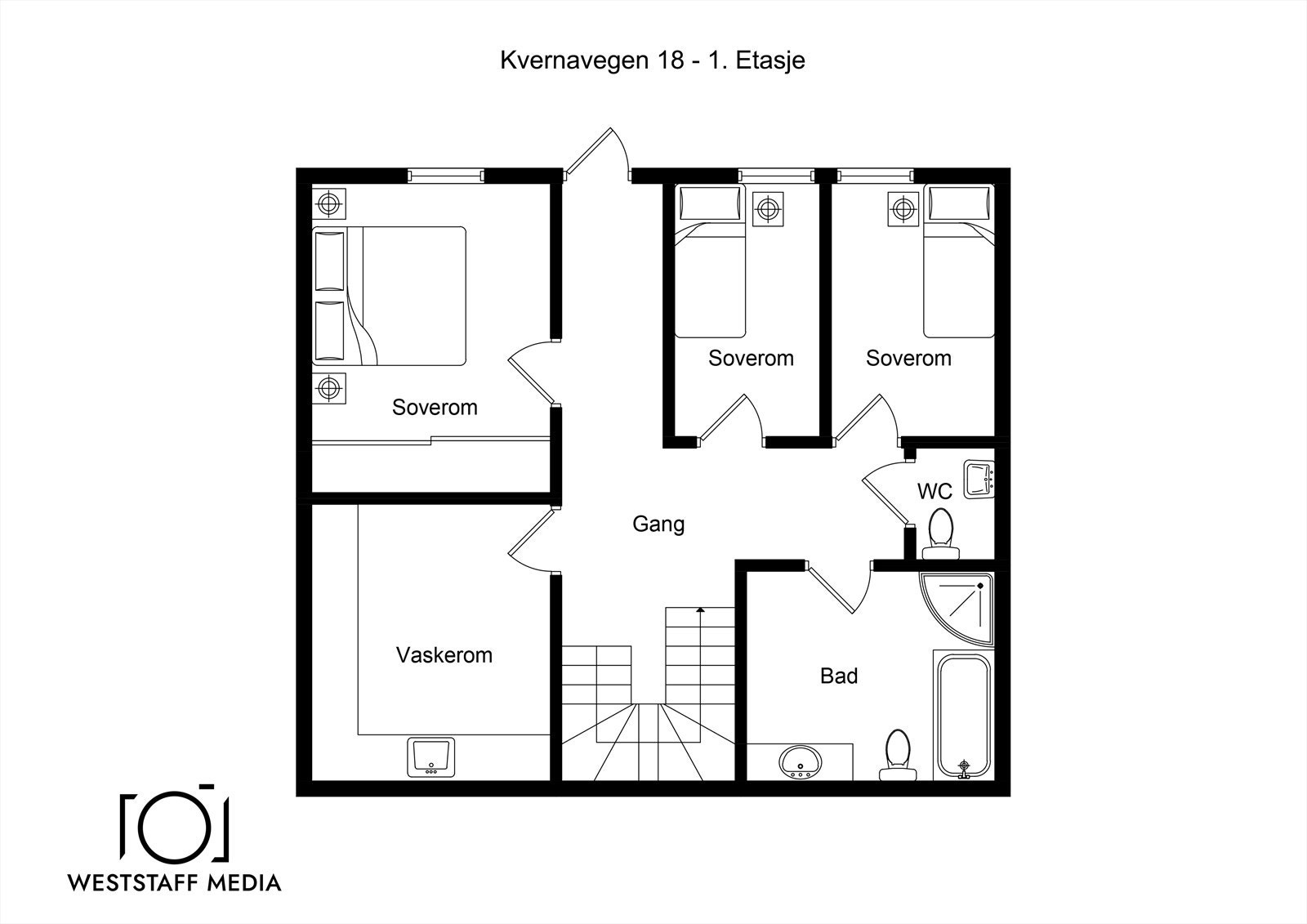 Plantegning Galleribilde