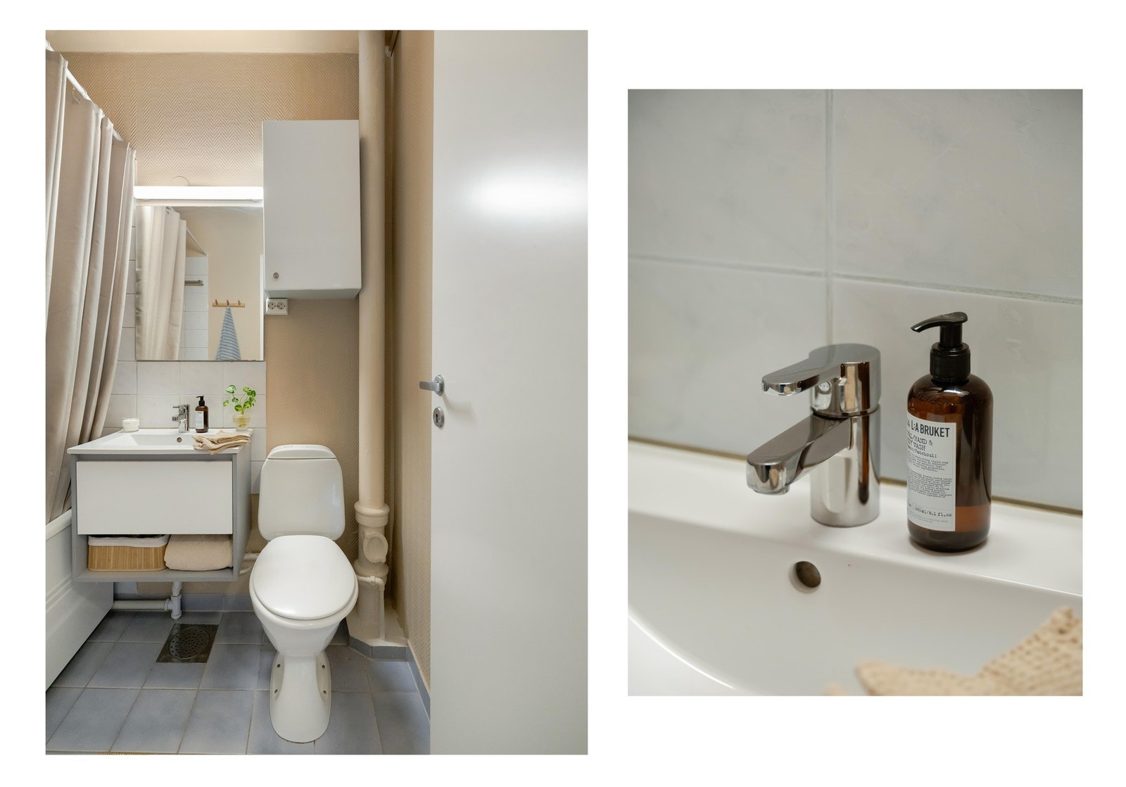 Fra entreen tar vi oss inn til badet. Galleribilde