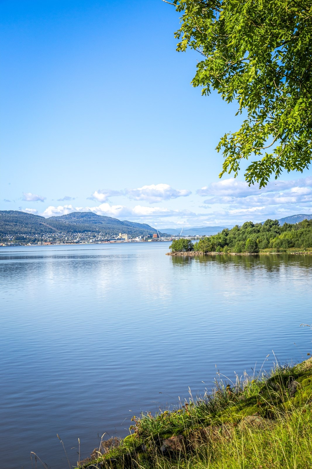 Utsikt over Drammensfjorden fra eiendommen. Galleribilde