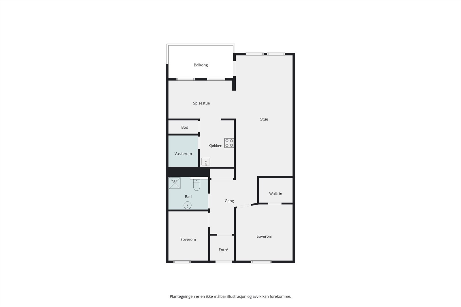 Plantegning Galleribilde