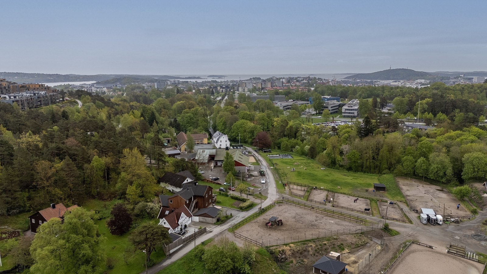 Meget kort vei til byen Galleribilde