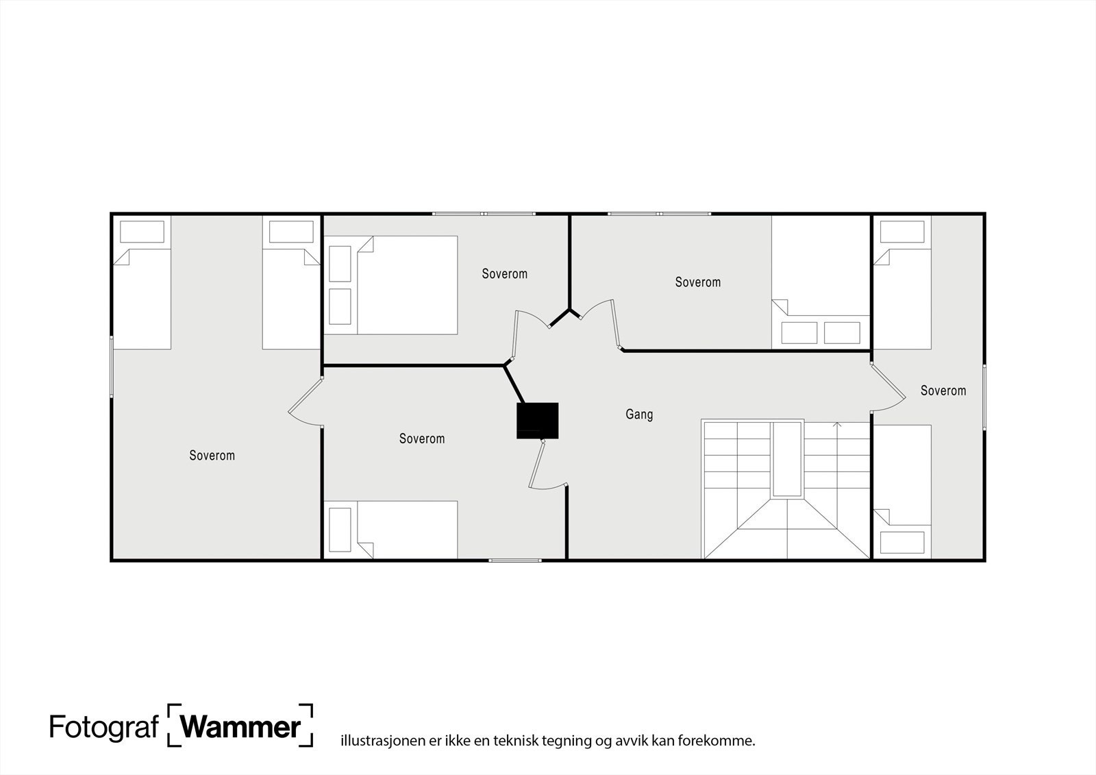 Plantegninger for 2. etasje Galleribilde