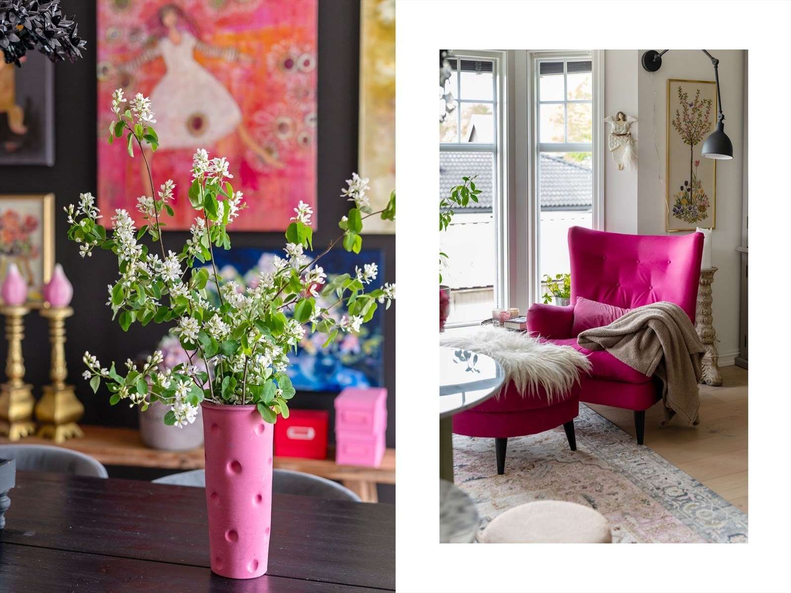 Gjennomtenkte materialvalg og farger skaper en personlig og helhetlig stil. Galleribilde