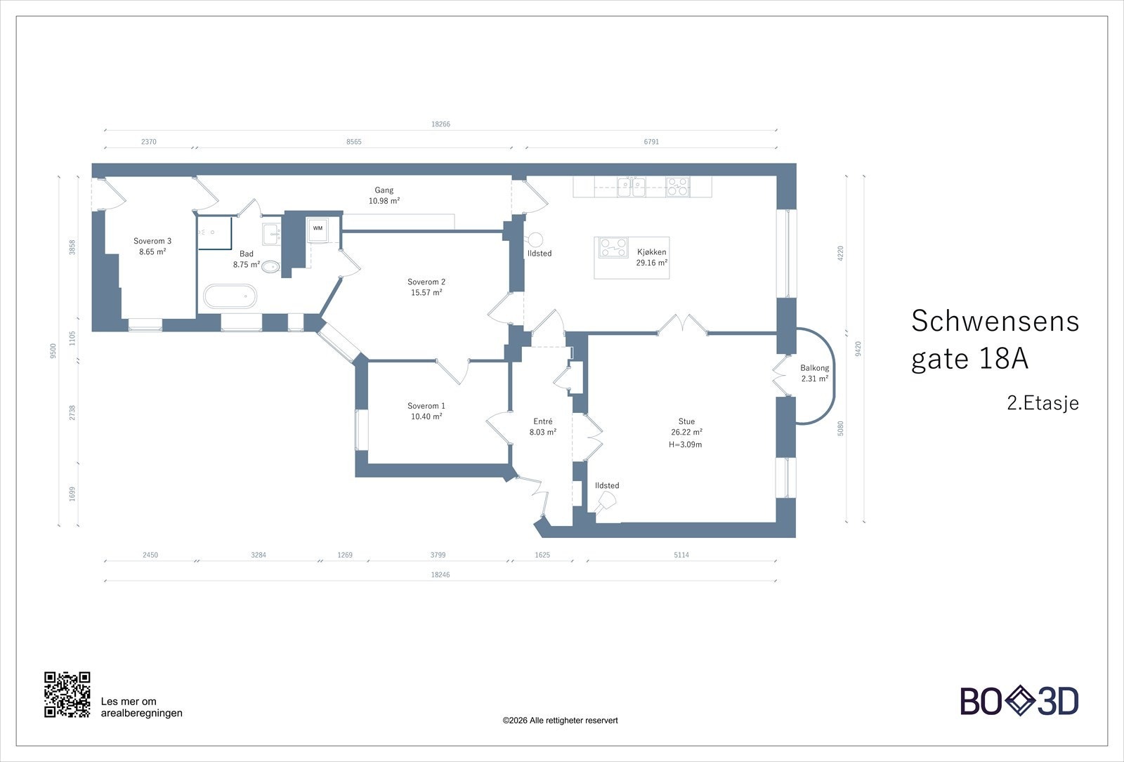 Plantegning. Galleribilde