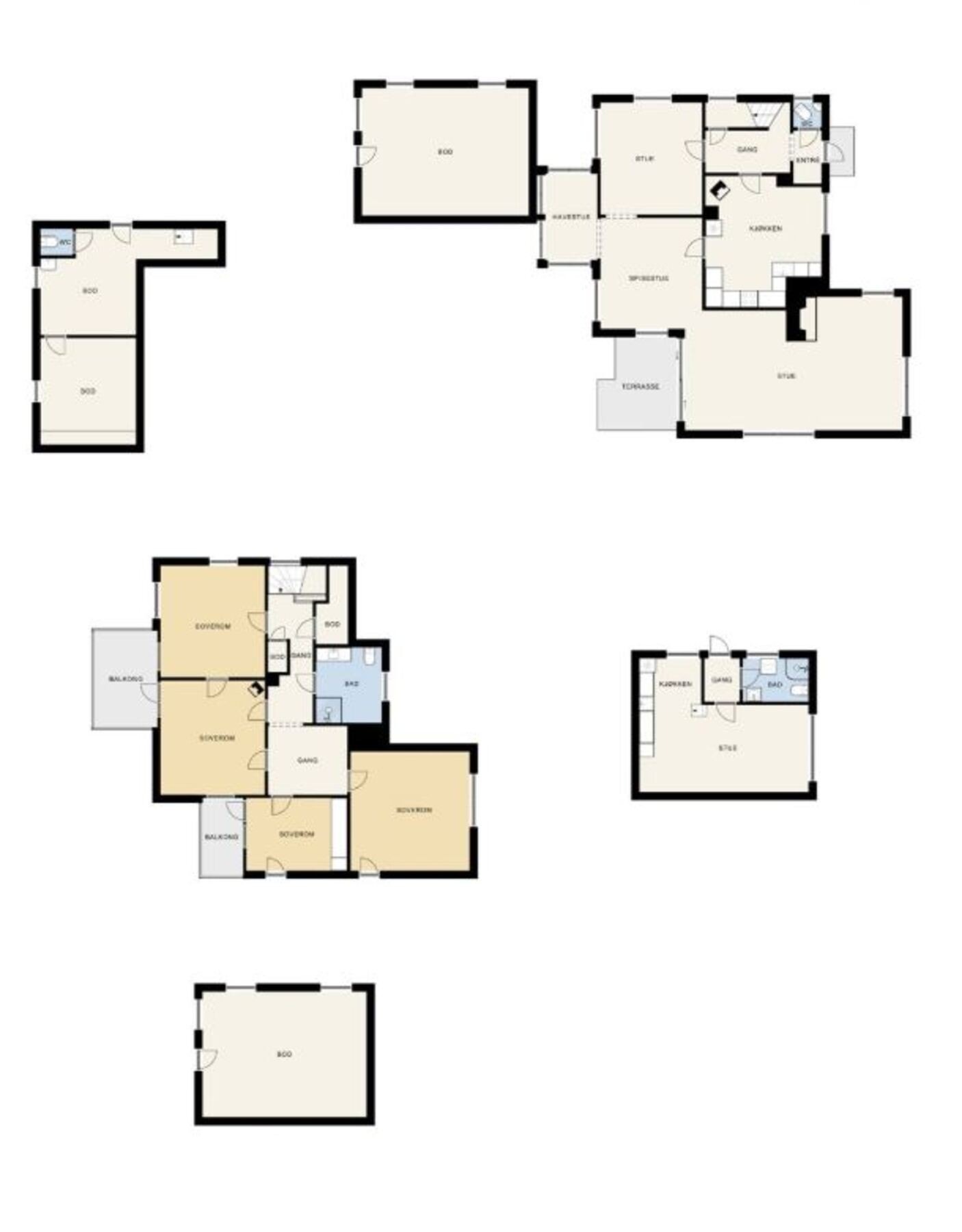 Planskisse Galleribilde