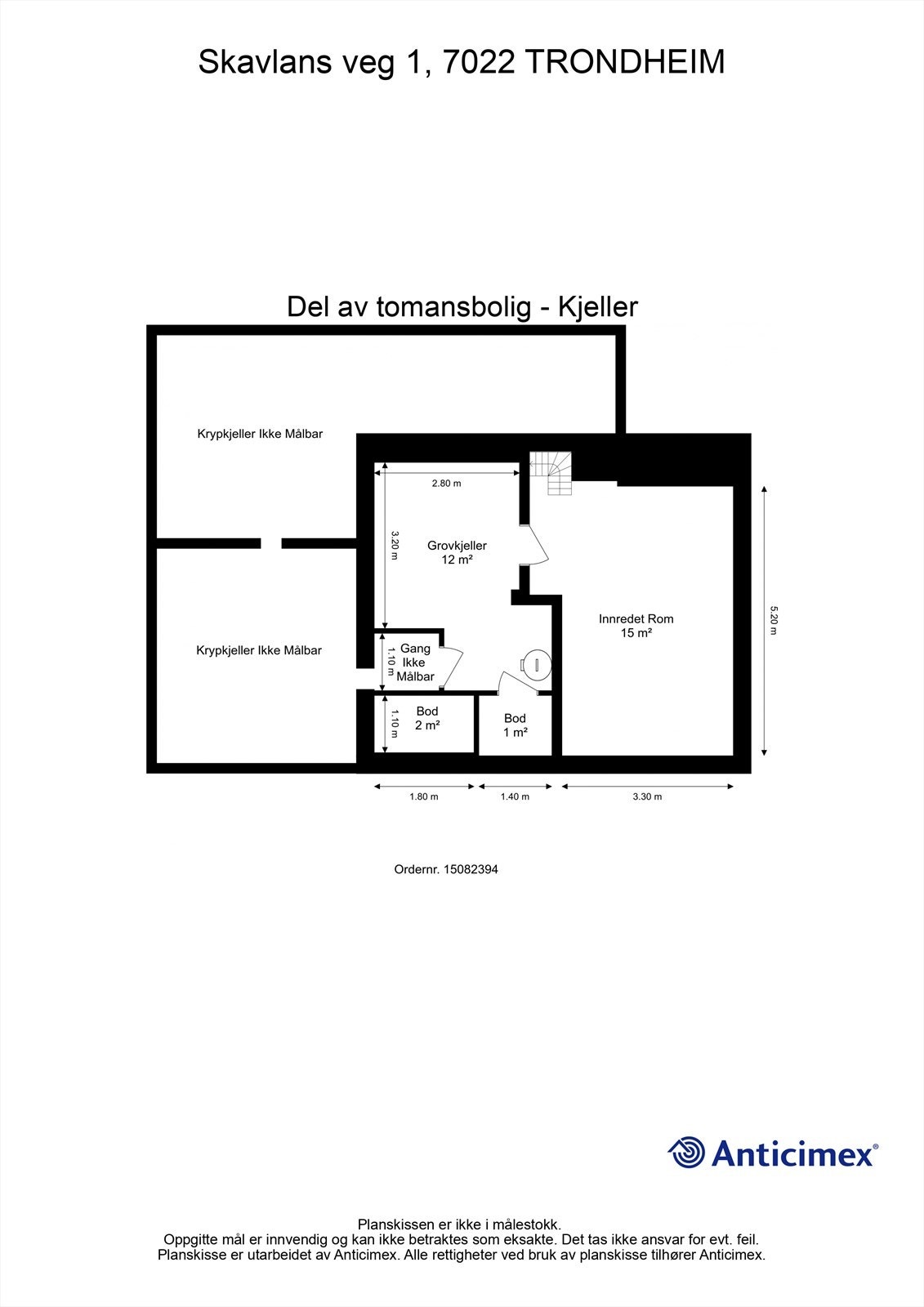 Plantegning- Kjeller. Galleribilde