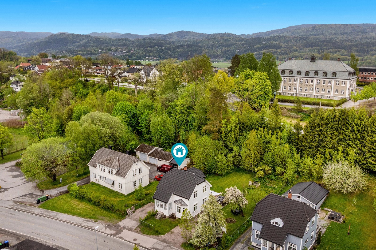 Område - dronefoto Galleribilde