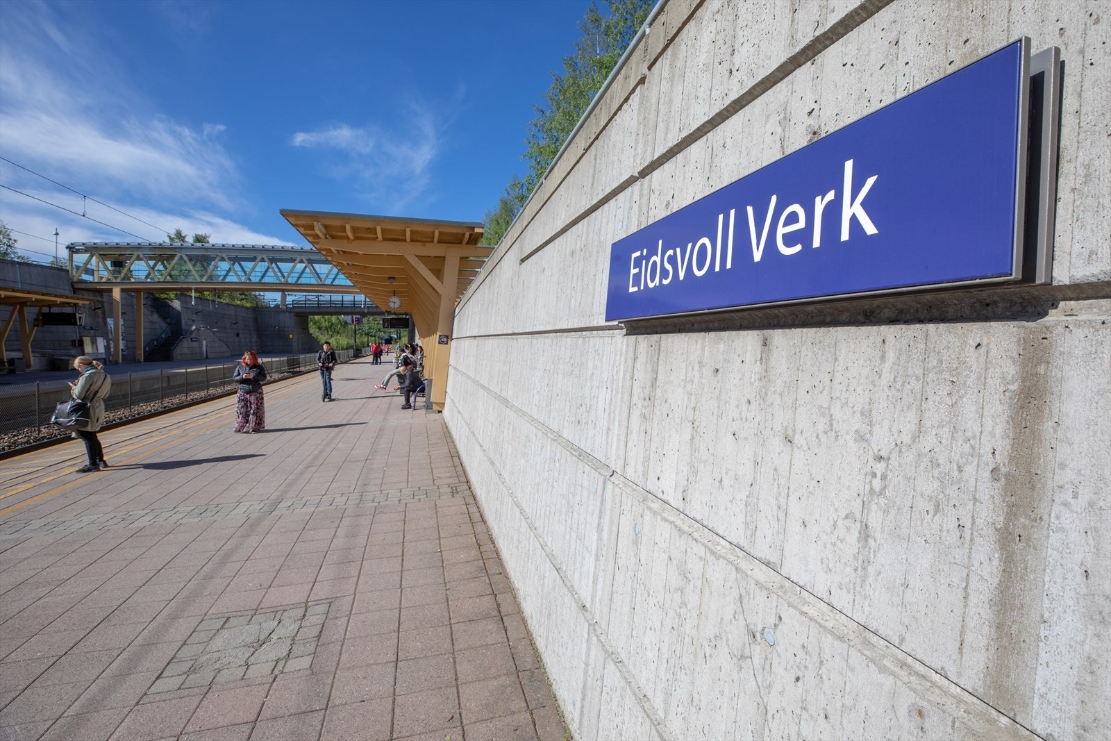 Gangavstand til Eidsvoll Verk togstasjon som blant annet tar deg inn til Oslo S på rundt halvtimen. Galleribilde