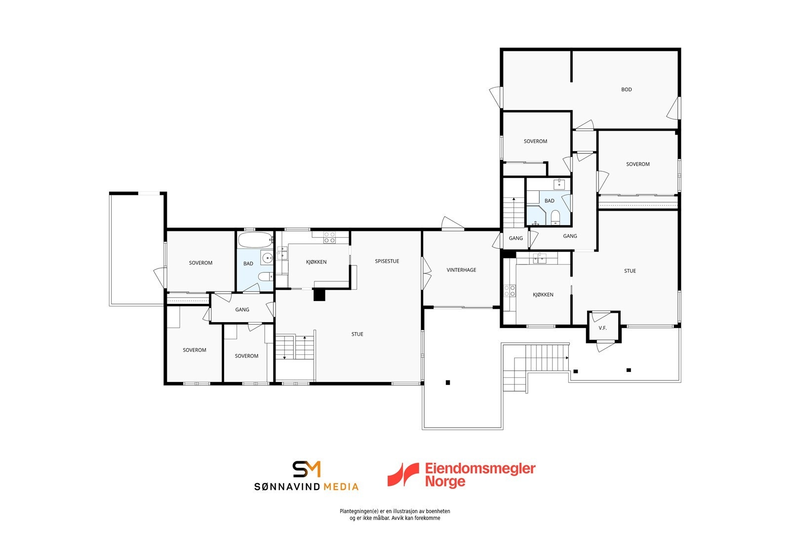 Plantegning 2. etg Galleribilde