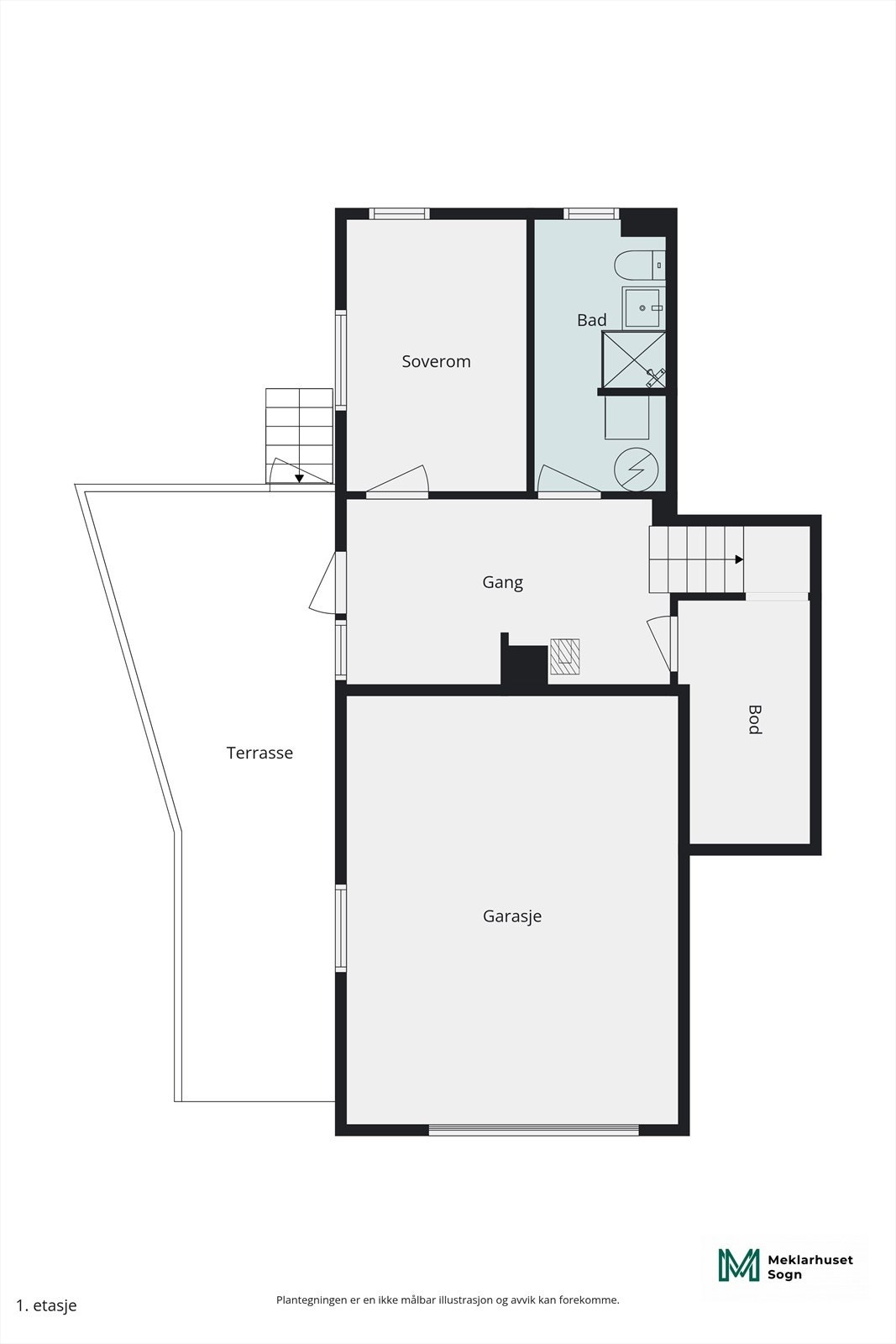 Planteikning Underetg. Galleribilde