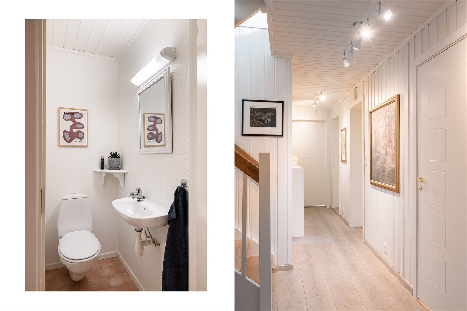 Separat wc i underetasje. Hele huset fremstår som godt vedlikeholdt og innflytningsklart Galleribilde