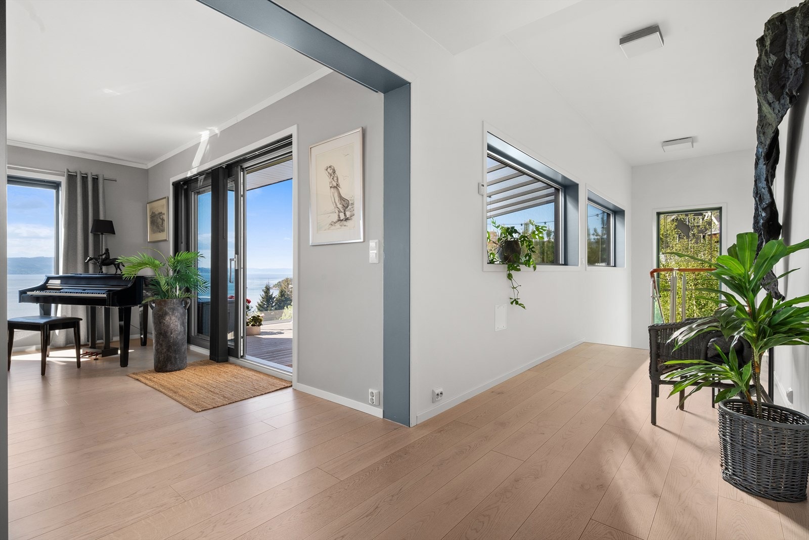 Mellomgangen er på 18m². Galleribilde