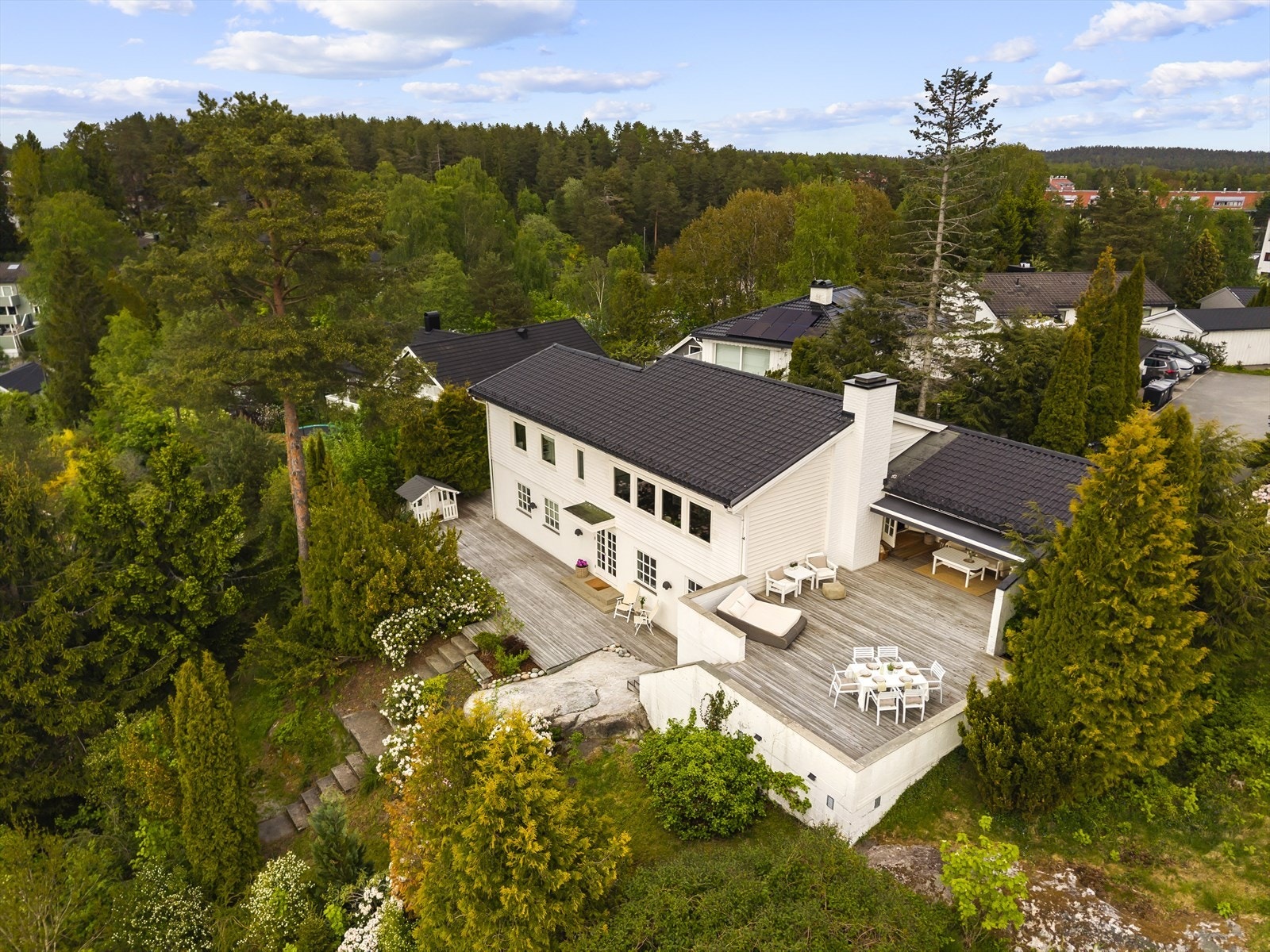 Dronefoto Galleribilde
