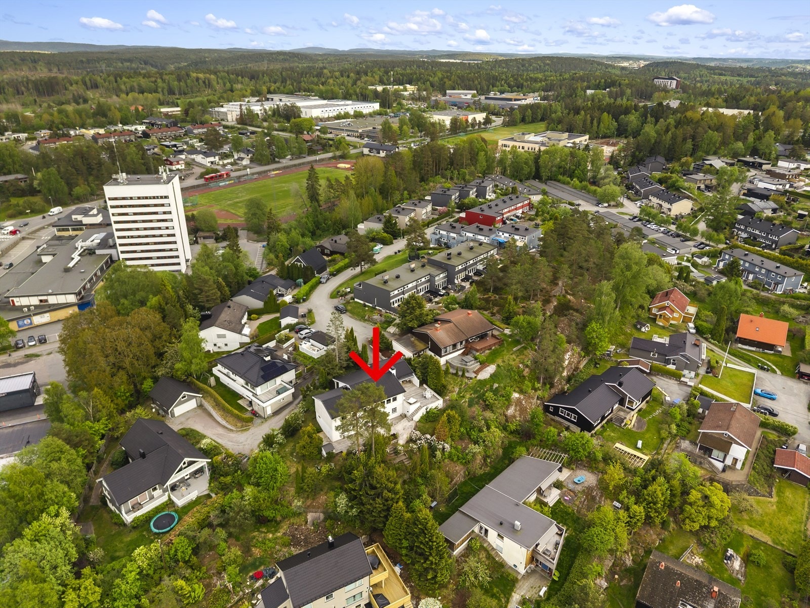 Dronefoto Galleribilde