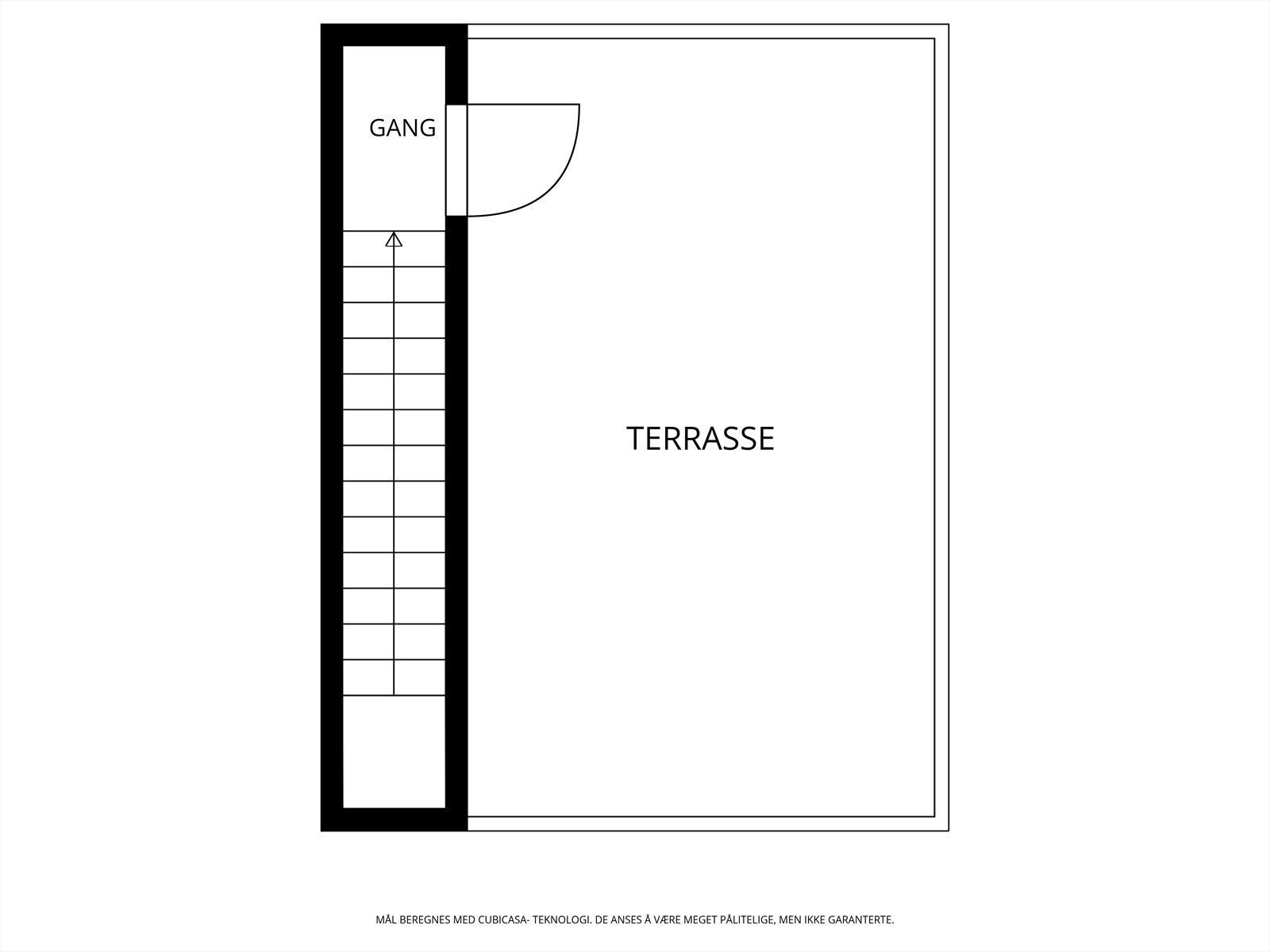 7. etg: Privat takterrasse Galleribilde