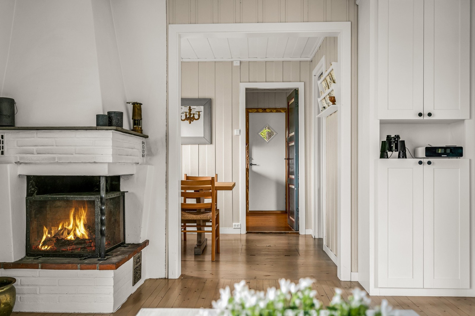 Peis som gir lun stemning på kjøligere dager. Galleribilde
