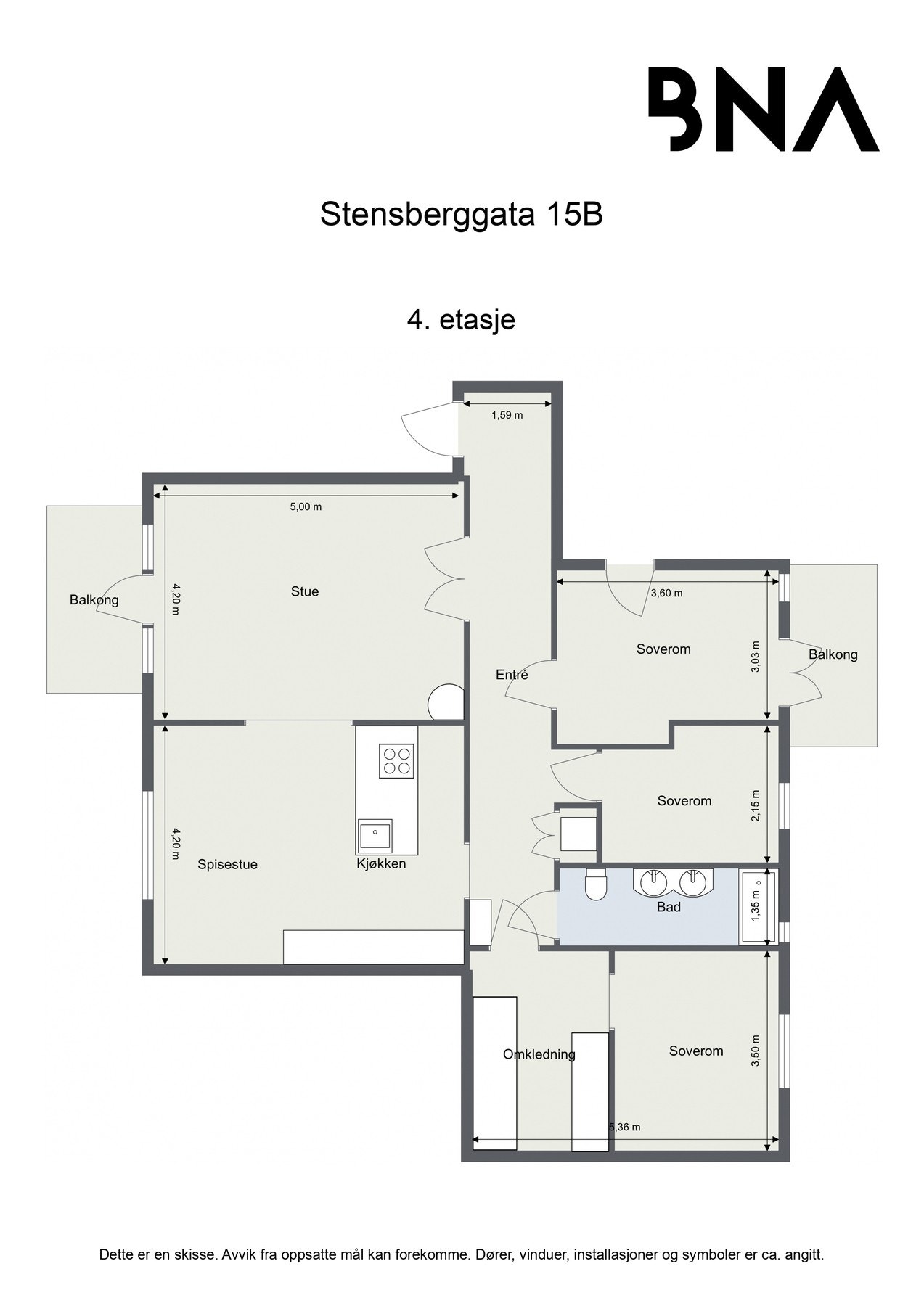Plantegning Galleribilde