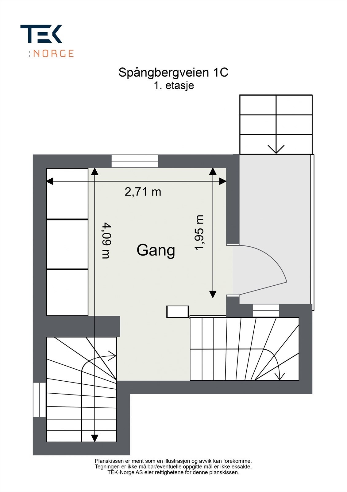 Plantegning 1. etasje. Galleribilde
