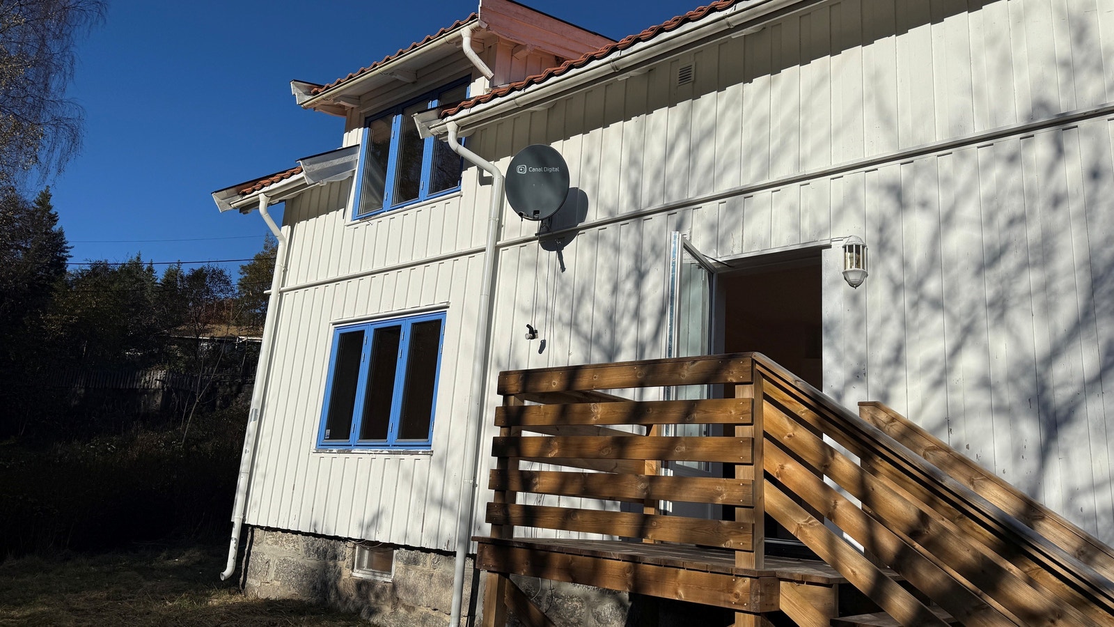 Utgang fra stue til hage Galleribilde